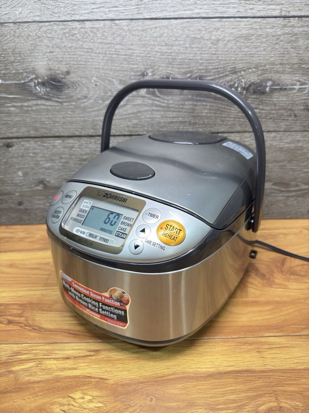 Zojirushi NS-TSC10 Micom Rice Cooker & Warmer 5.5-Cup -Tested